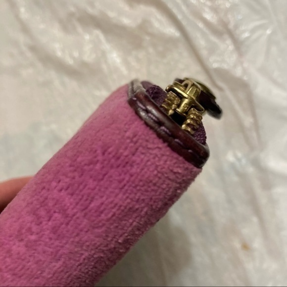 Juicy couture vintage velour clutch wallet